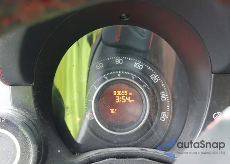 2013 Fiat 500 Abarth z USA, uszkodzony, nr VIN 3C3CFFFH4DT551654